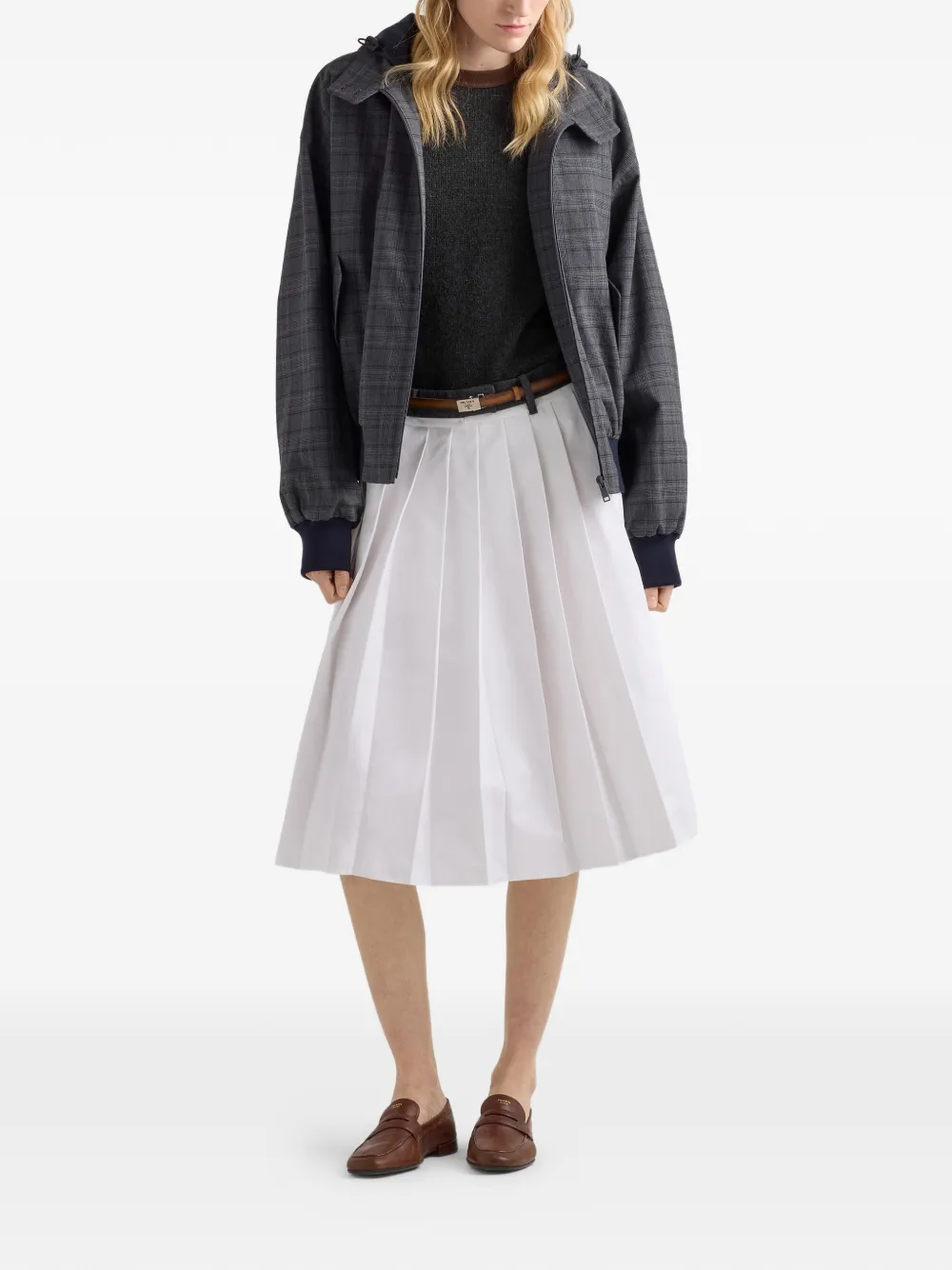  Prada Pull En Cachemire - Gris 