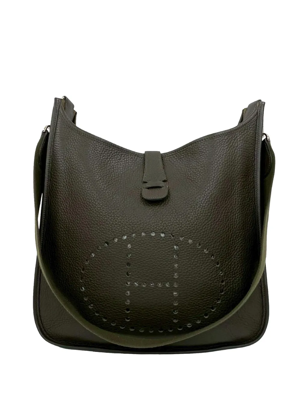 Hermès Pre-Owned 2004 Clemence Evelyne II 33 crossbody bag - Marrone