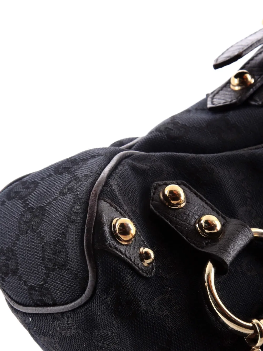 Horsebit Web Flap Gg Canvas Mini Shoulder Bag