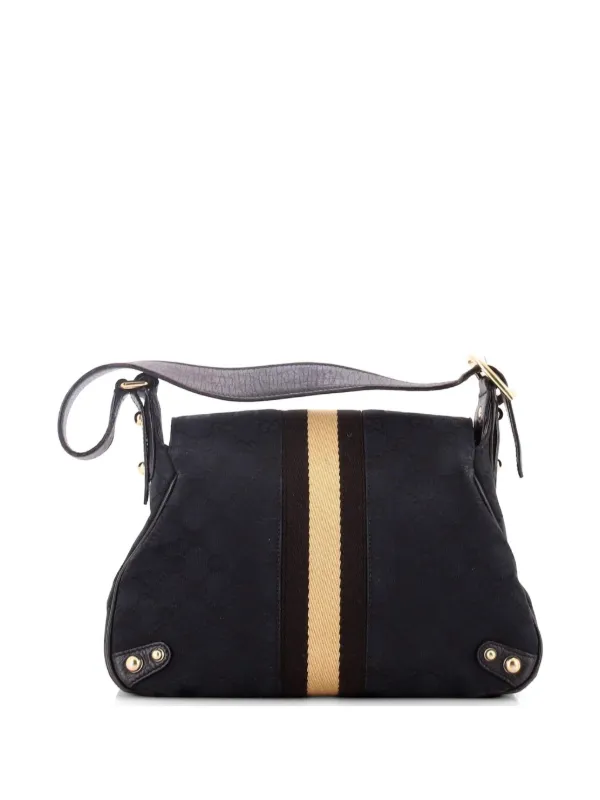Gucci Pre-Owned ホースビット ウェブ フラップ GGキャンバス ミニ