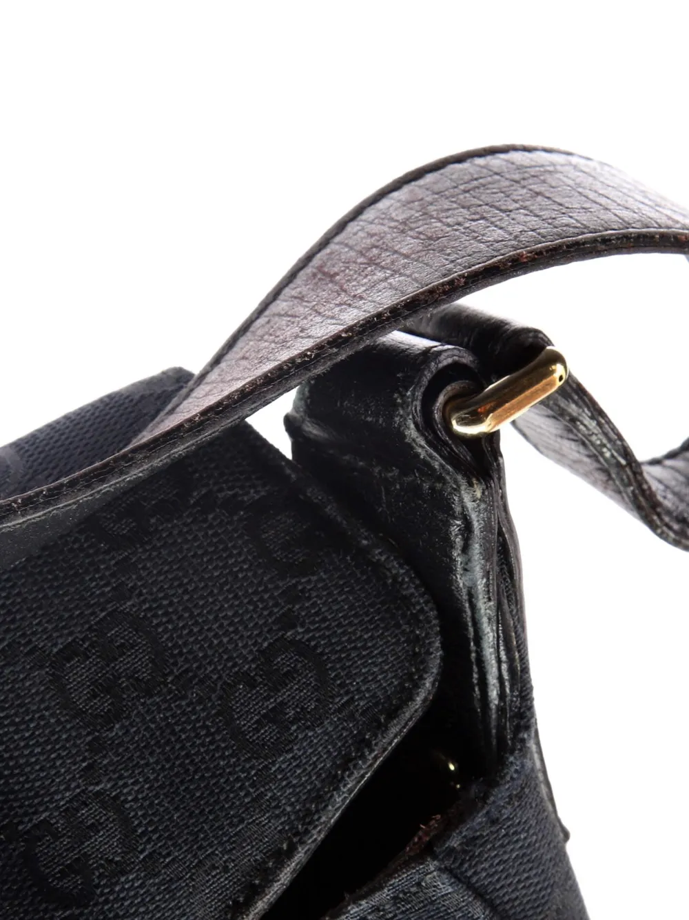 Horsebit Web Flap Gg Canvas Mini Shoulder Bag