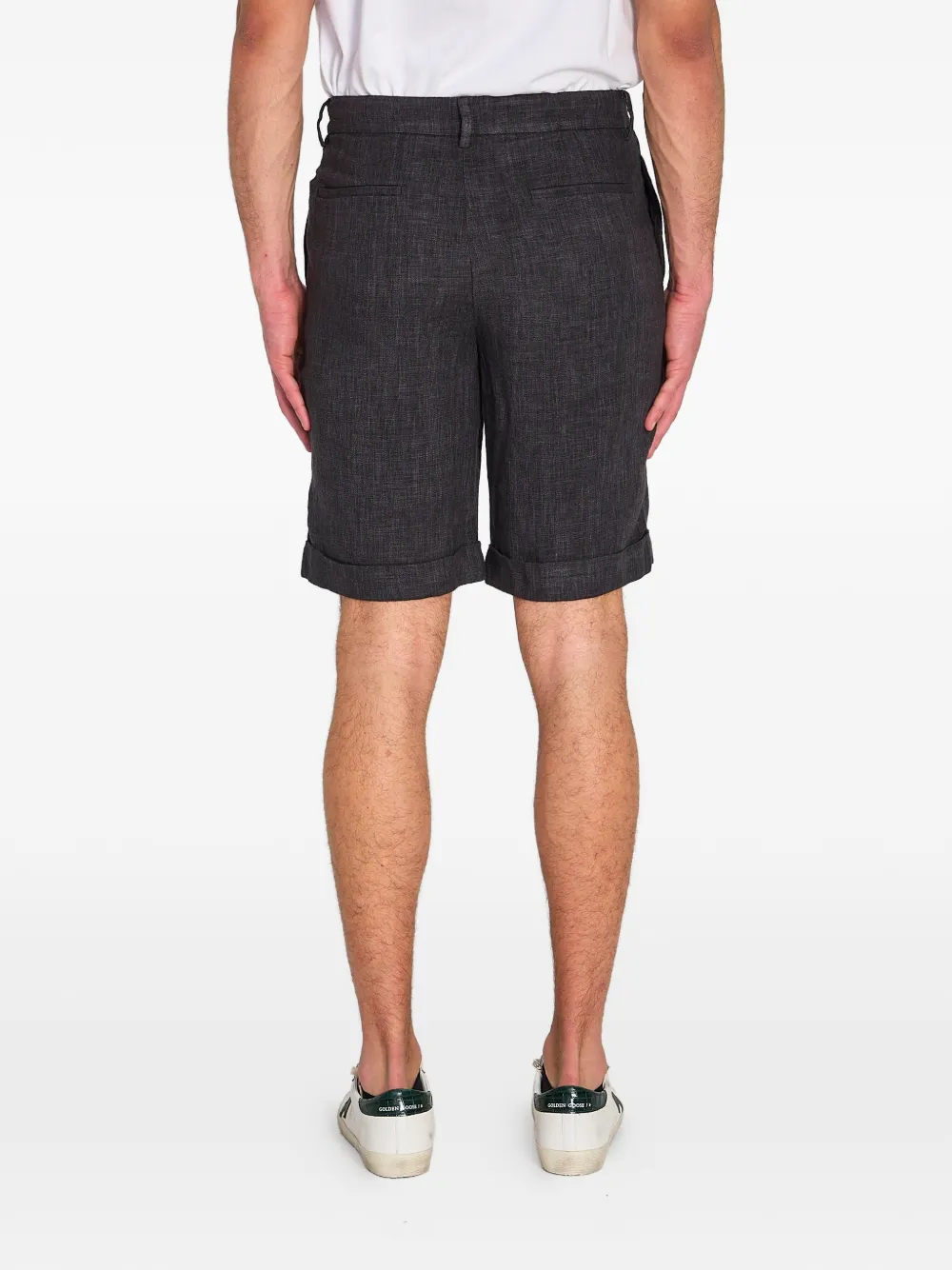 Barena Formele shorts Grijs