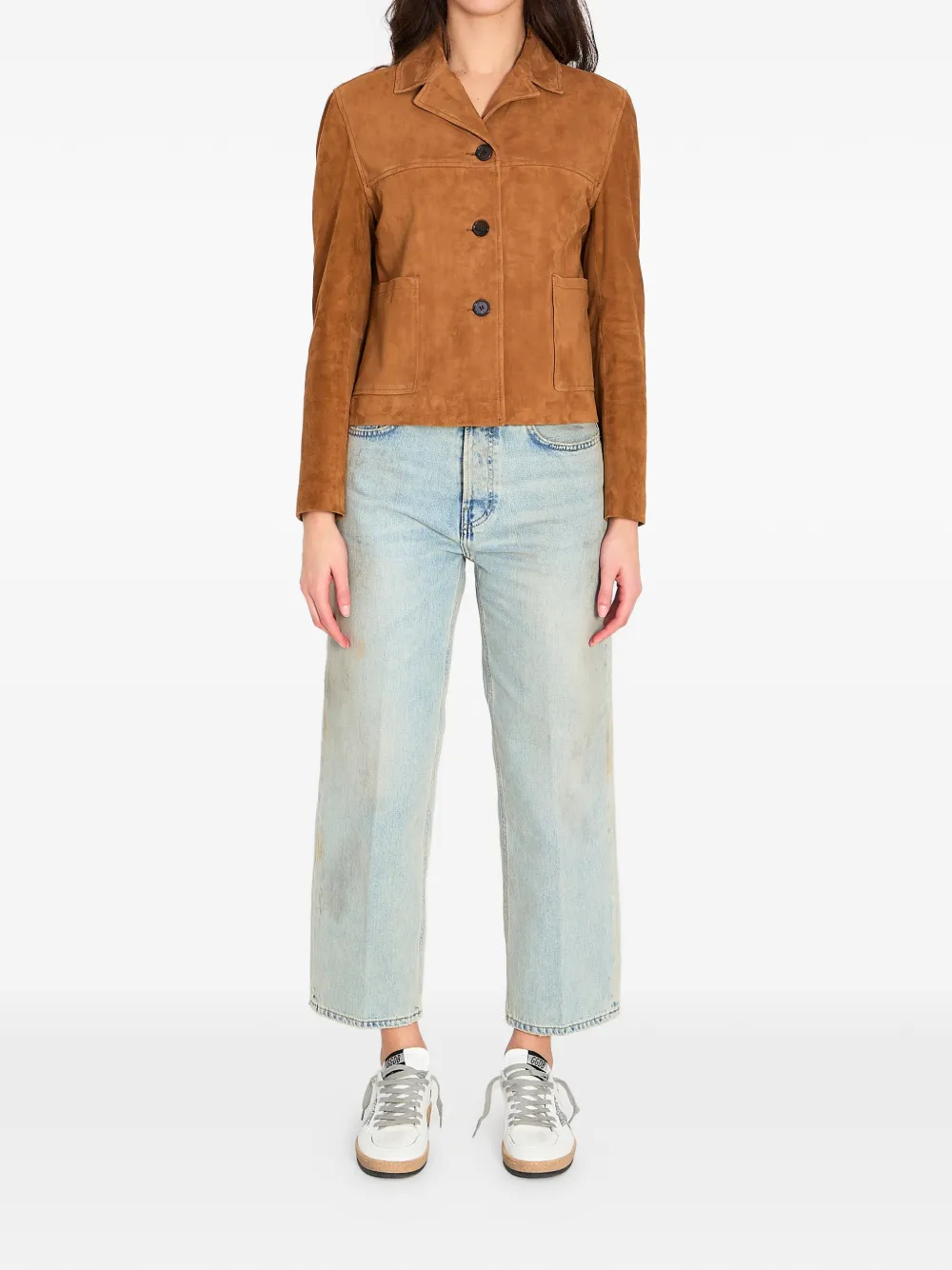  Arma Suede Jacket - Brown 