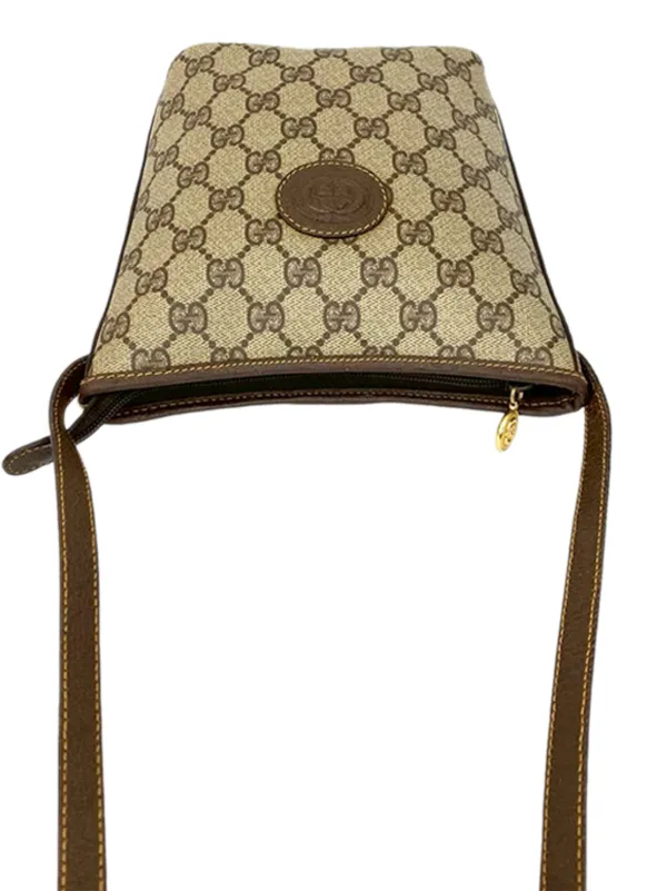 Gucci Pre-Owned 20th Century GG Supreme Crossbody Bag | Brown