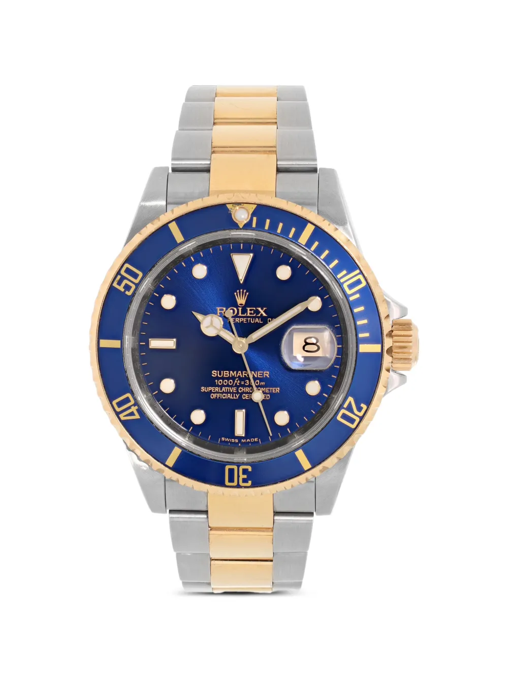 Rolex stainless steel blue 16613 watch