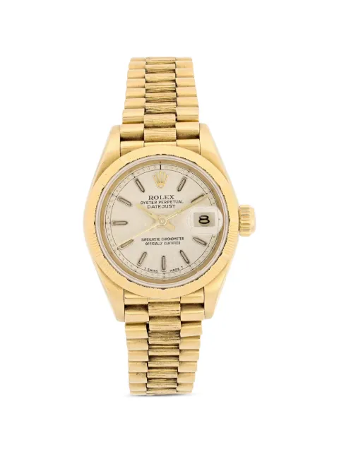 Rolex ساعة 'ديت جست' 26 ملم بأطراف واسعة