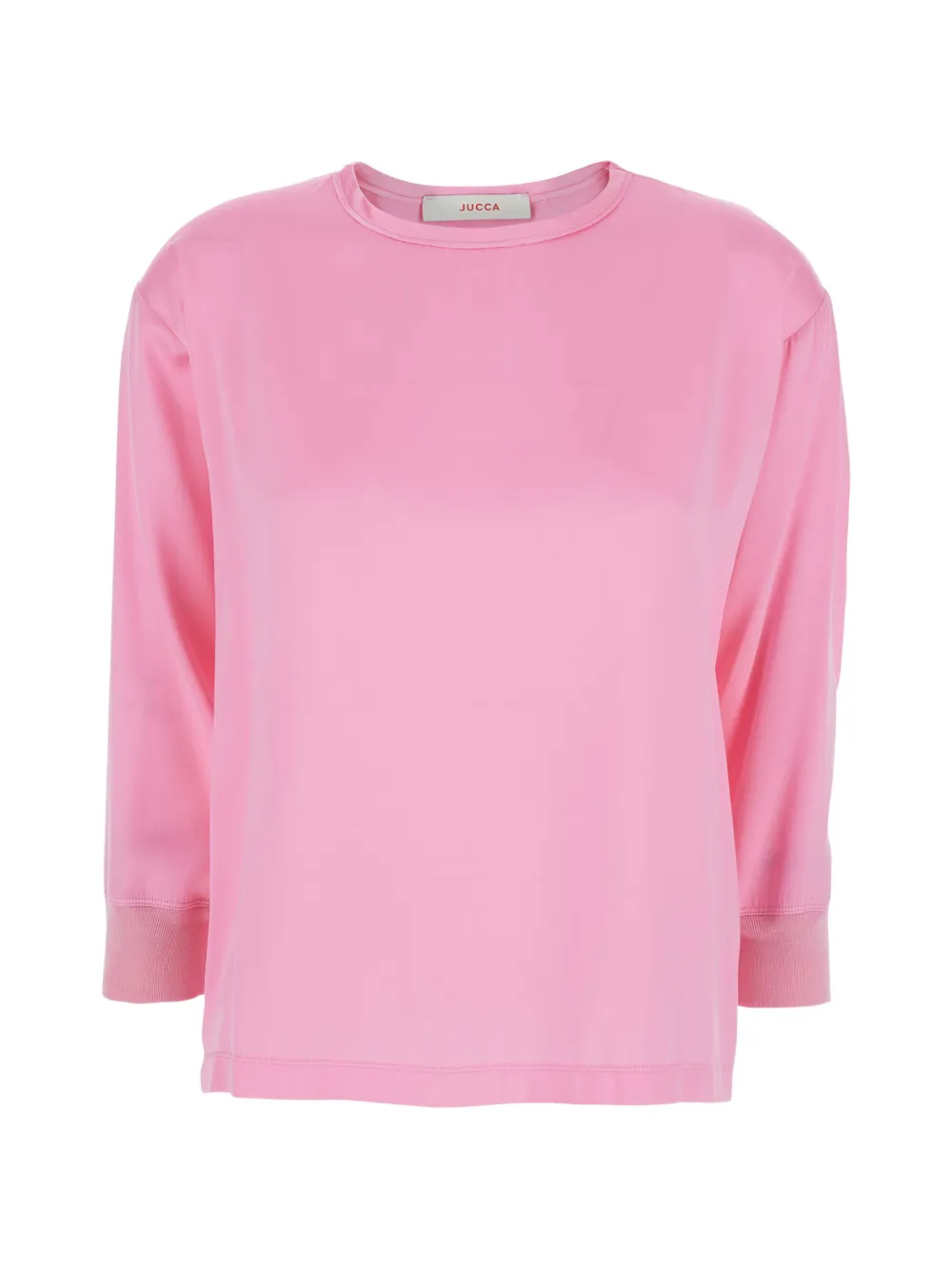 Jucca crew-neck long-sleeve T-shirt - Rosa