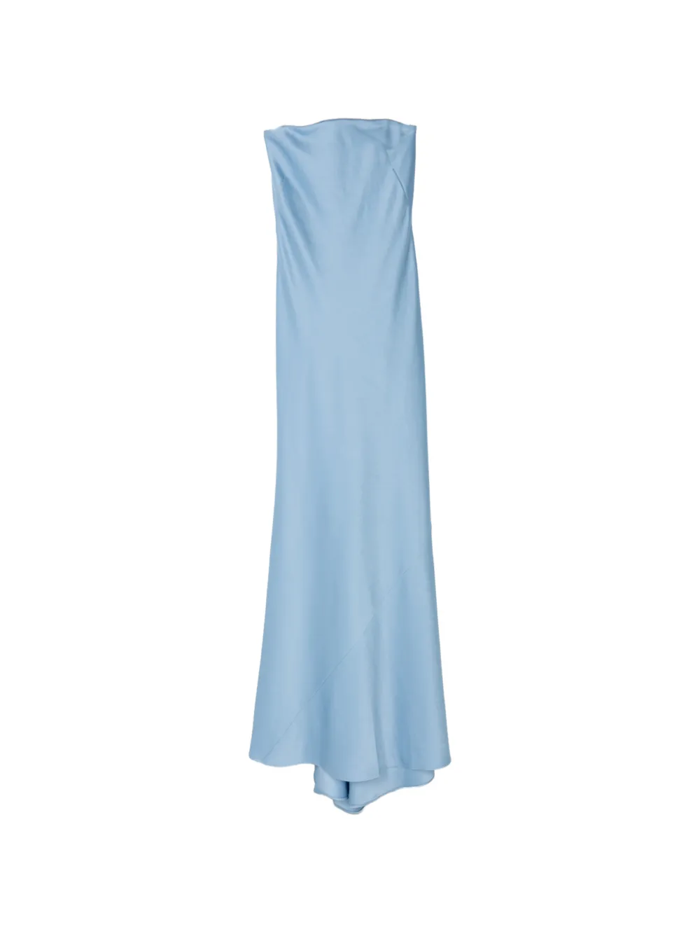 Alejandra Alonso Rojas Open Back Bustier Maxi Dress In Blue