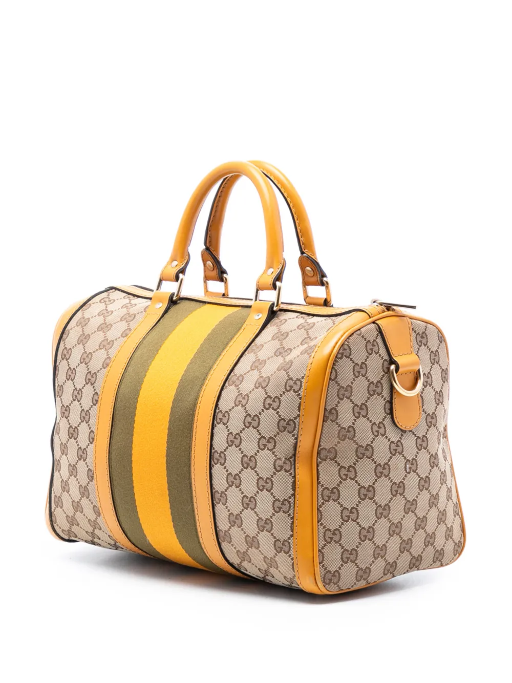 2016-2026 Medium Gg Canvas Web Joy Boston Bag Satchel