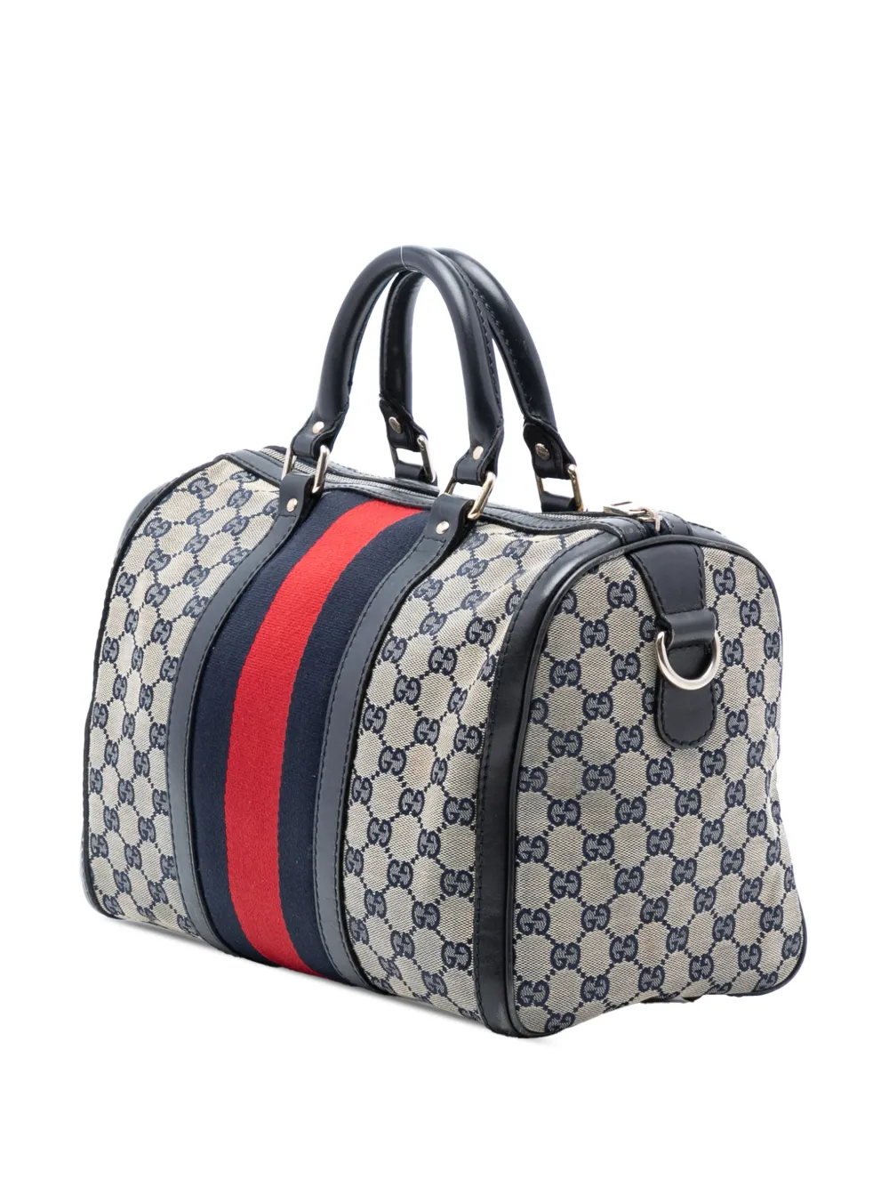 2016-2026 Medium Gg Canvas Web Joy Boston Bag Satchel