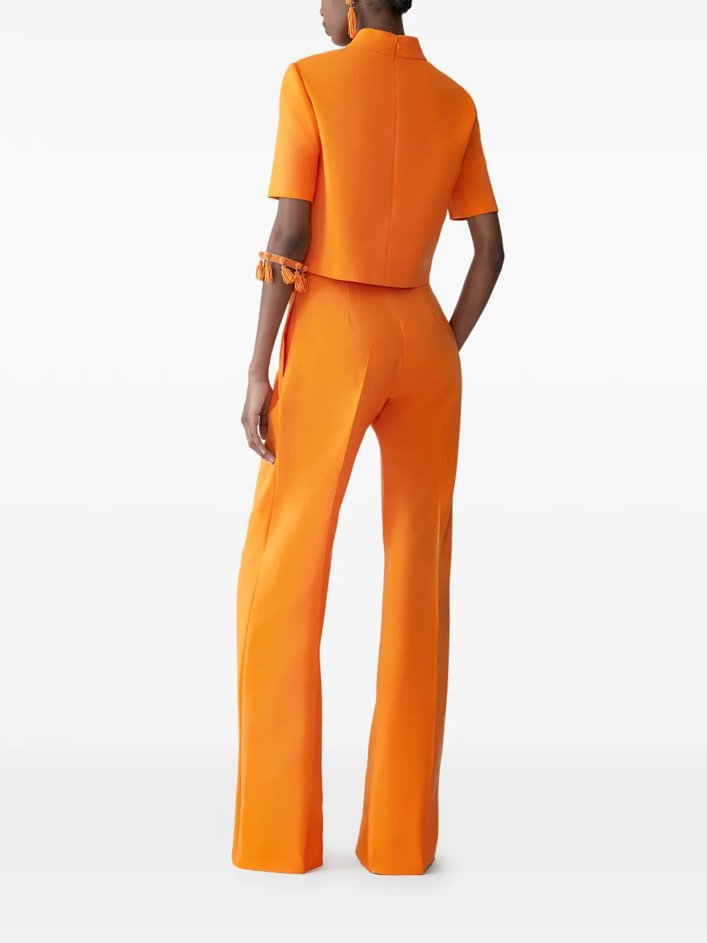 Carolina Herrera Top met korte mouwen Oranje