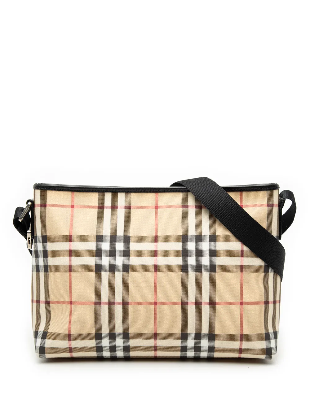 Burberry Pre-Owned Borsa a tracolla con motivo House Check in tela 2000-2017 - Marrone