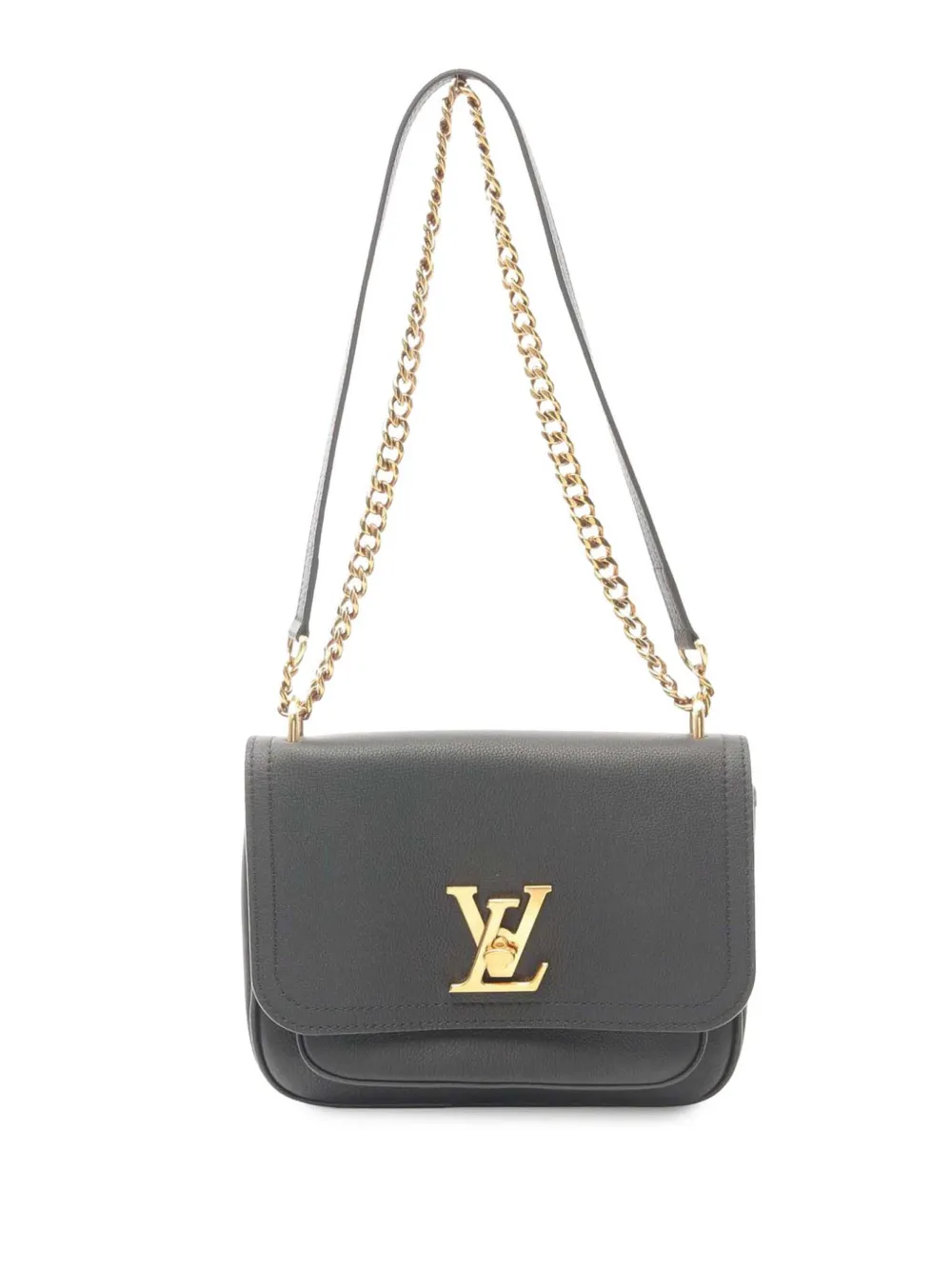 Louis Vuitton Pre-Owned 2020 Calfskin Lockme Chain shoulder bag - Schwarz