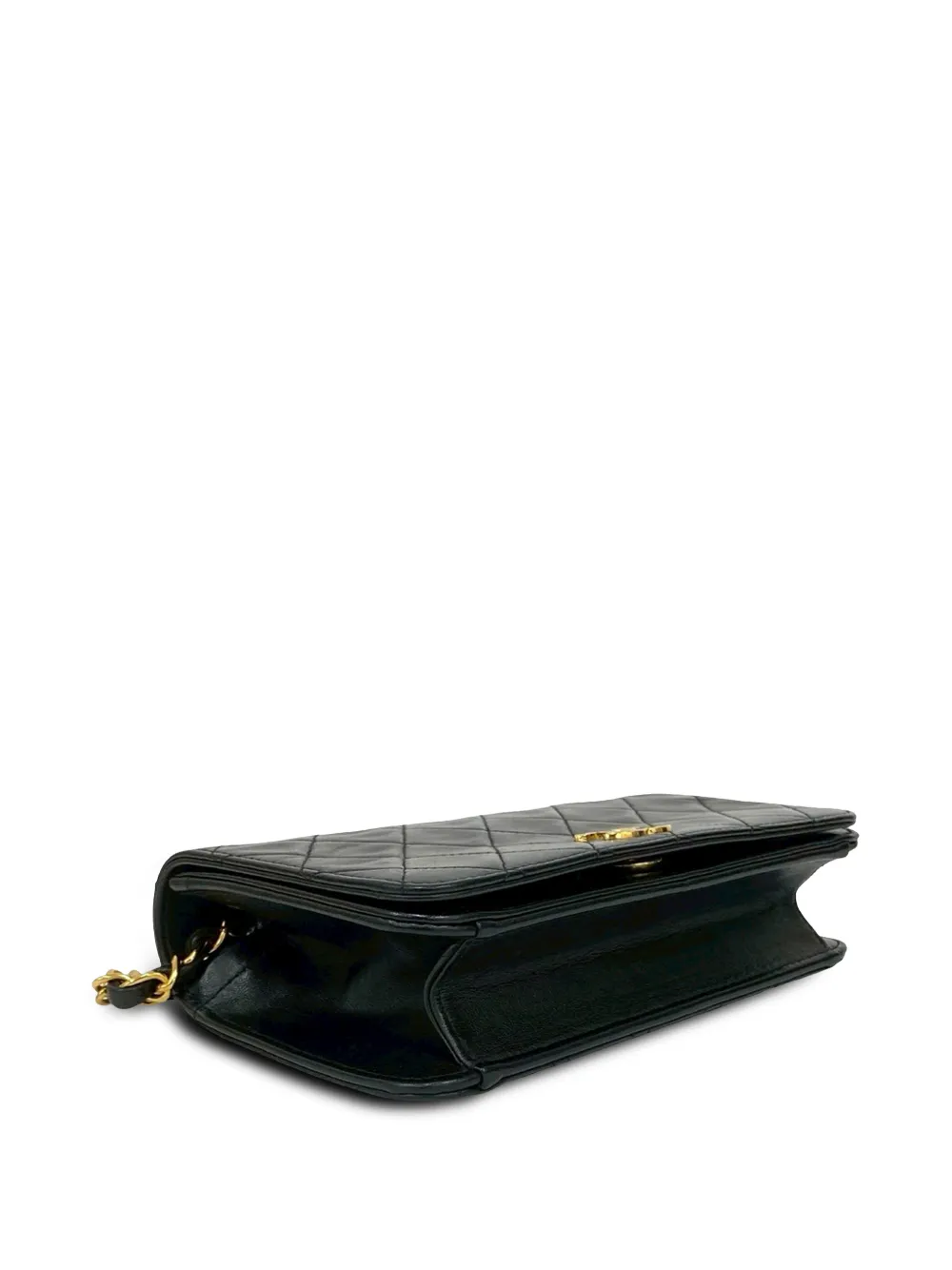 1997-1999 Cc Quilted Lambskin Full Single Flap Crossbody Bag