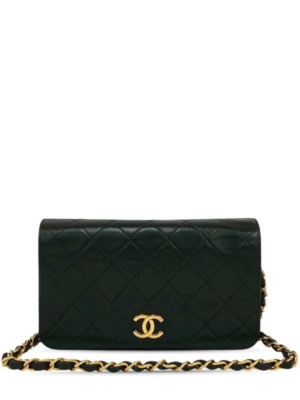 CHANEL Pre-Owned 1997-1999 ココマーク マトラッセ ラムスキン フル 