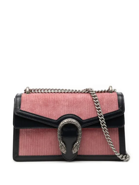 Gucci Pre-Owned 2016-2026 Small Bicolor Corduroy Dionysus shoulder bag