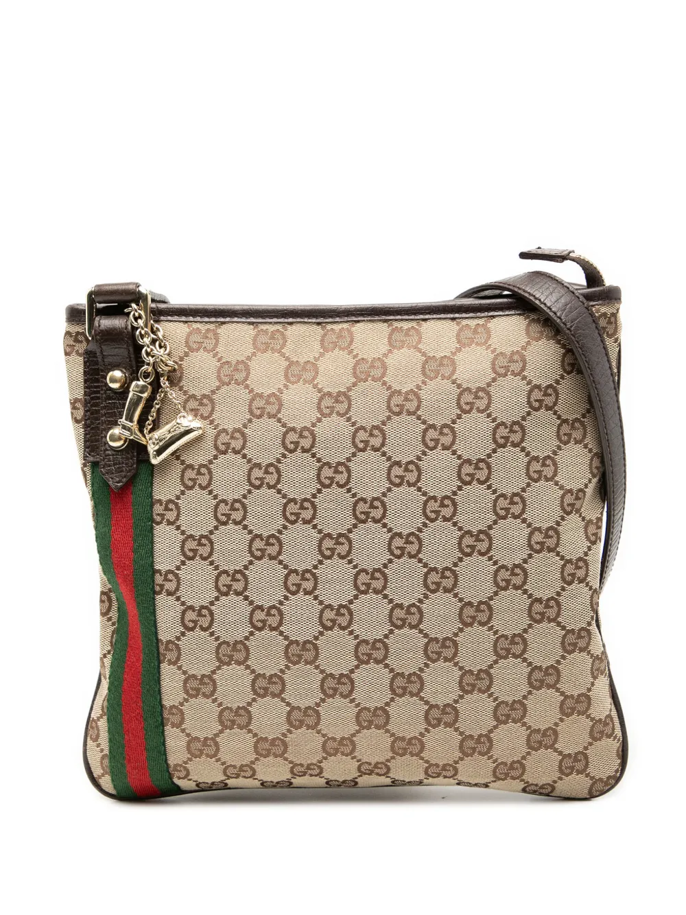 Gucci Pre-Owned Borsa a tracolla Jolicoeur in tela GG 2000-2015 - Marrone