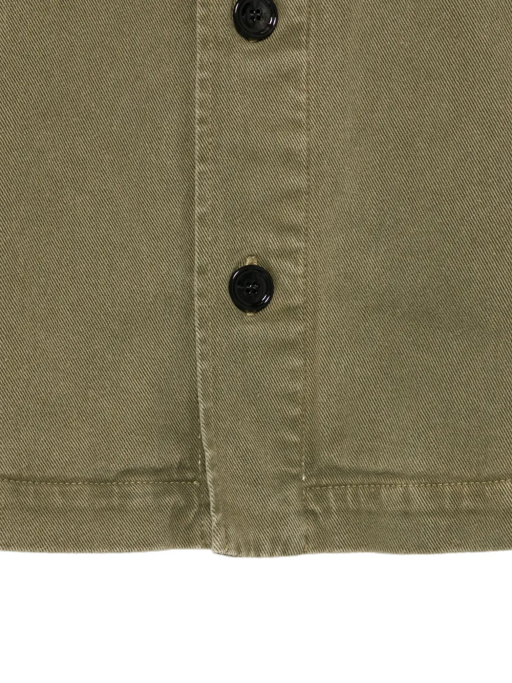  Dondup Long-sleeve Pocket Shirt - Green 