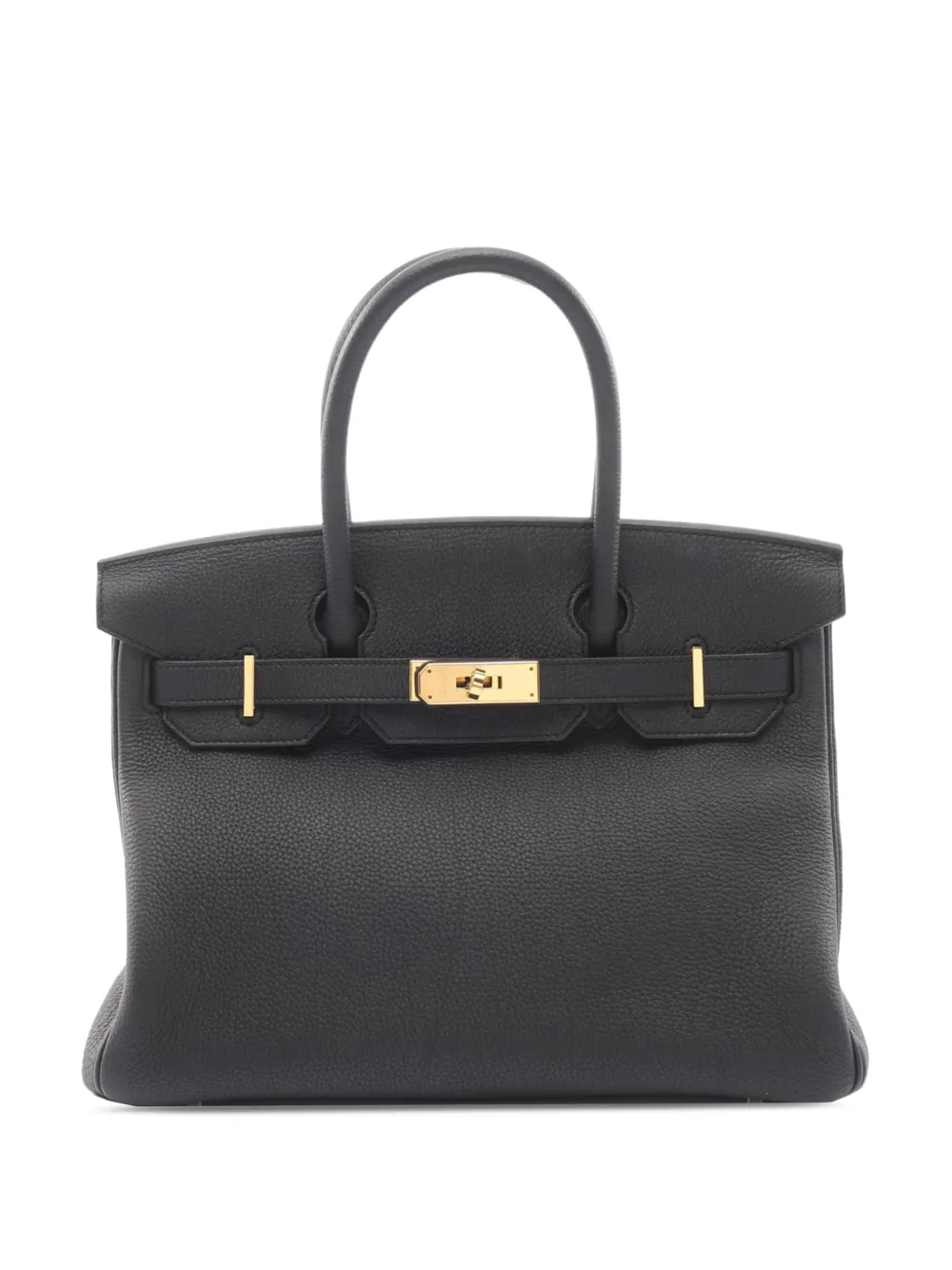Hermès Pre-Owned Borsa a mano Birkin 30 in pelle Togo 2023 - Nero