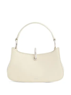 Saint Laurent Le 5 à 7 Leather Shoulder Bag | White | FARFETCH