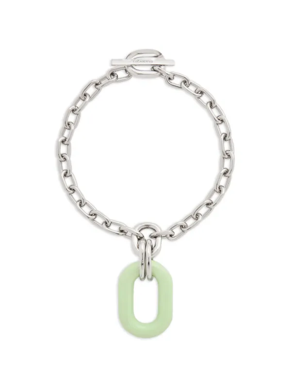 Rabanne Oversized-pendant Necklace in Silver
