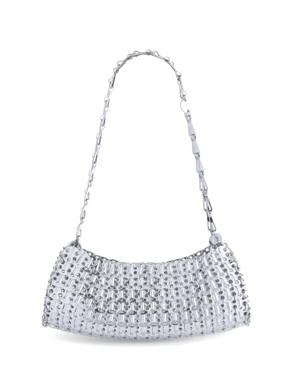 Rabanne 1969 Nano Chainmail Shoulder Bag in Silver