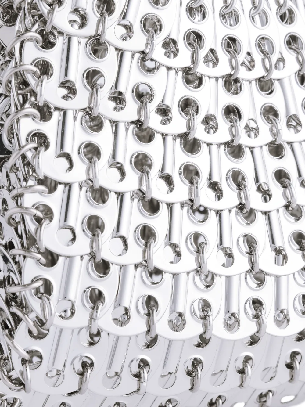 Rabanne 1969 Nano Chainmail Shoulder Bag in Silver, view 5