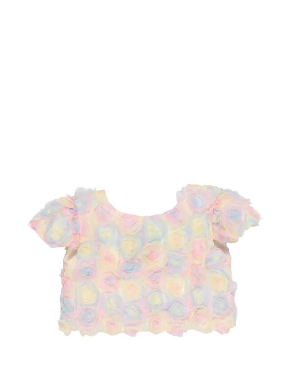 Miss Grant Kids bow floral top - Rosa