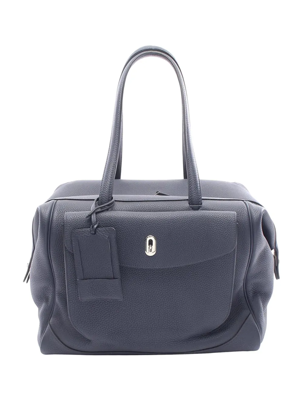 Hermès Pre-Owned 2018 Togo Wallago Cabine 35 handbag - Blu