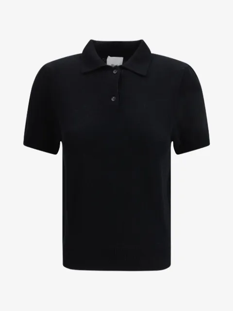 Allude cashmere polo top