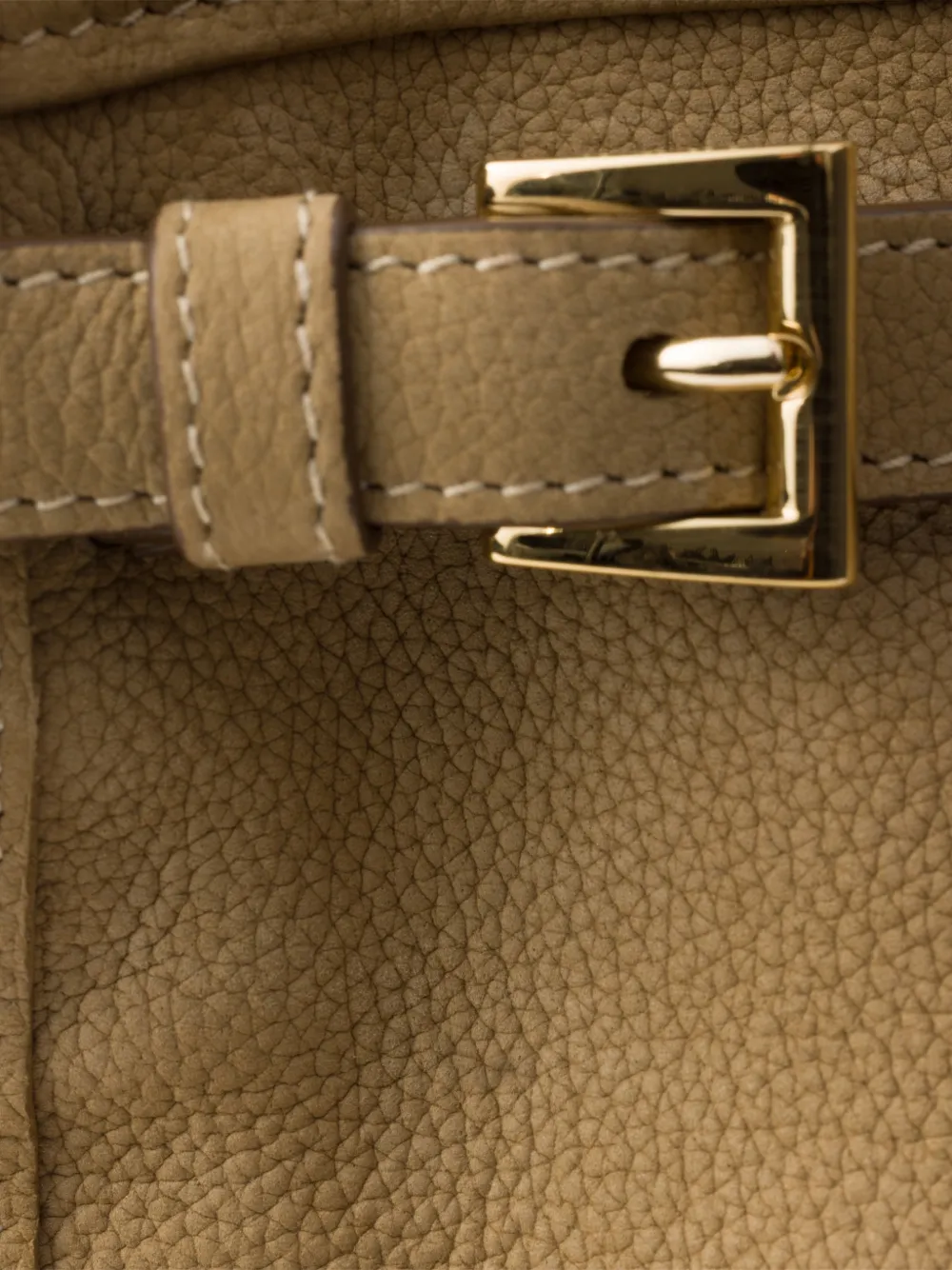 Prada Bonnie grote nubuck leren handtas Beige