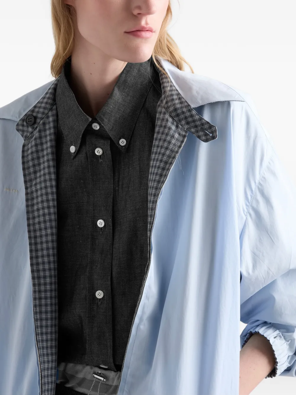 Prada Overhemd met korte mouwen Blauw