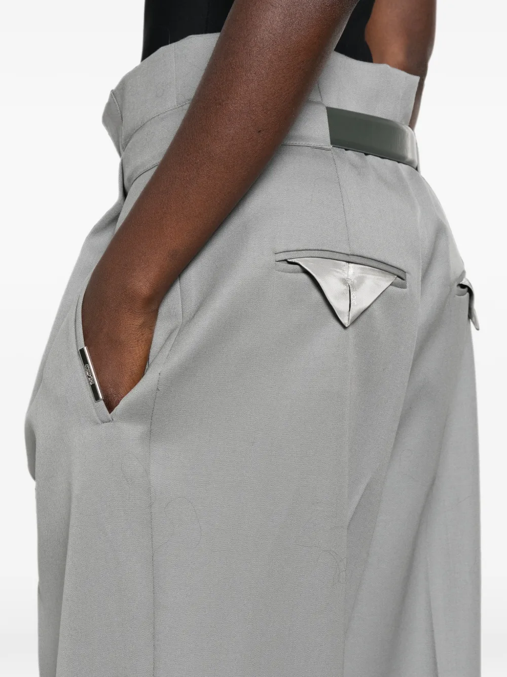 The Attico Grijze broek Grijs