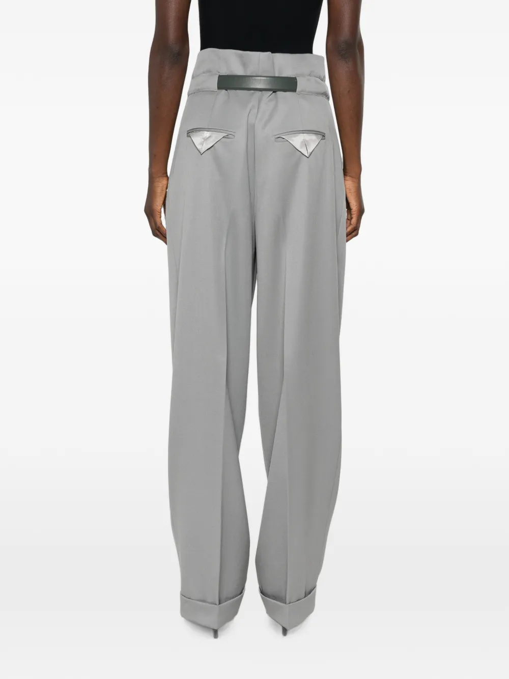 The Attico Grijze broek Grijs