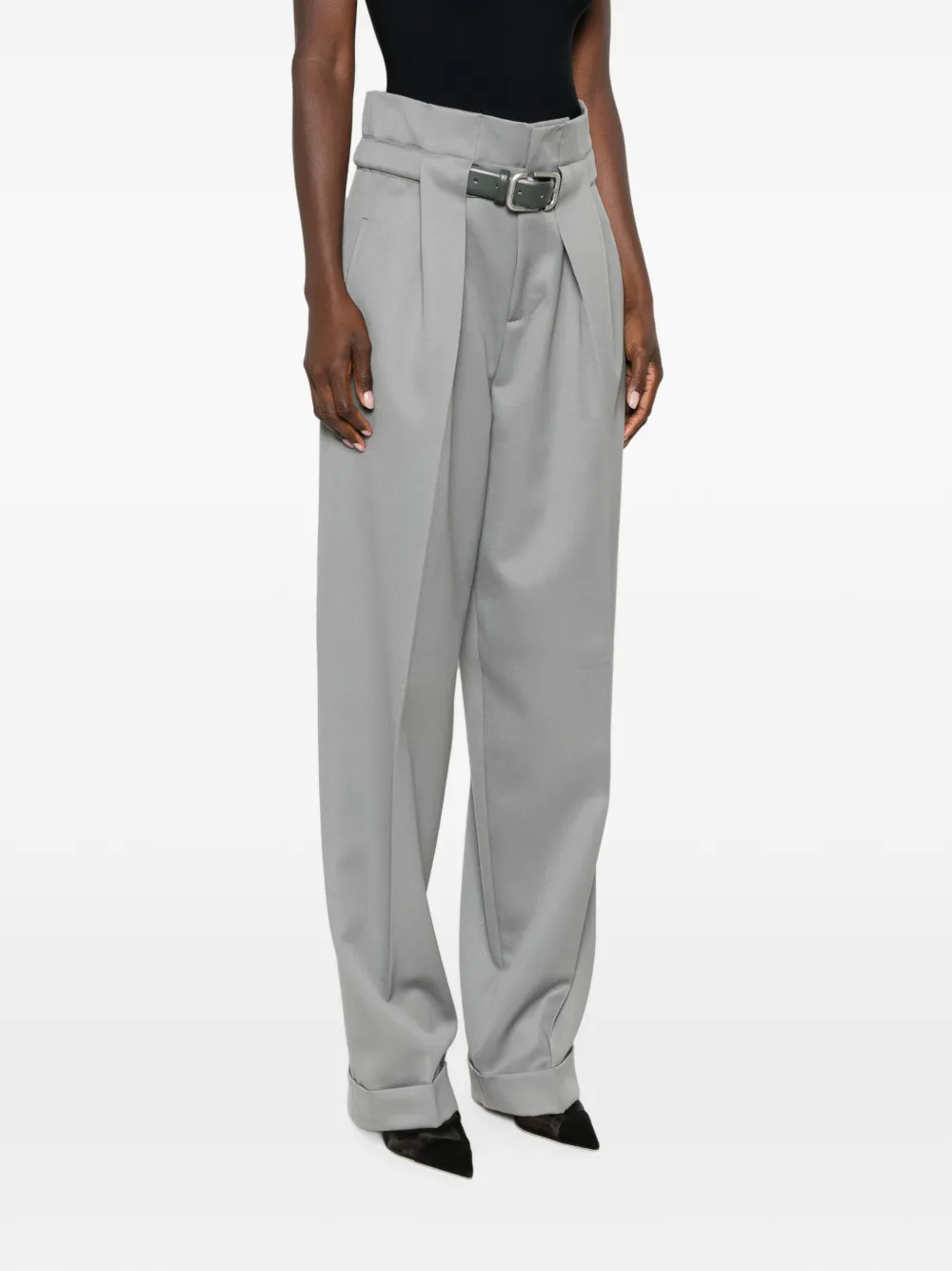 The Attico Grijze broek Grijs