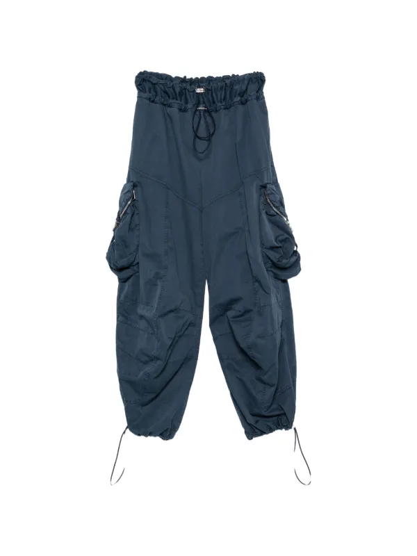 The Attico Cargo Pants in Blue