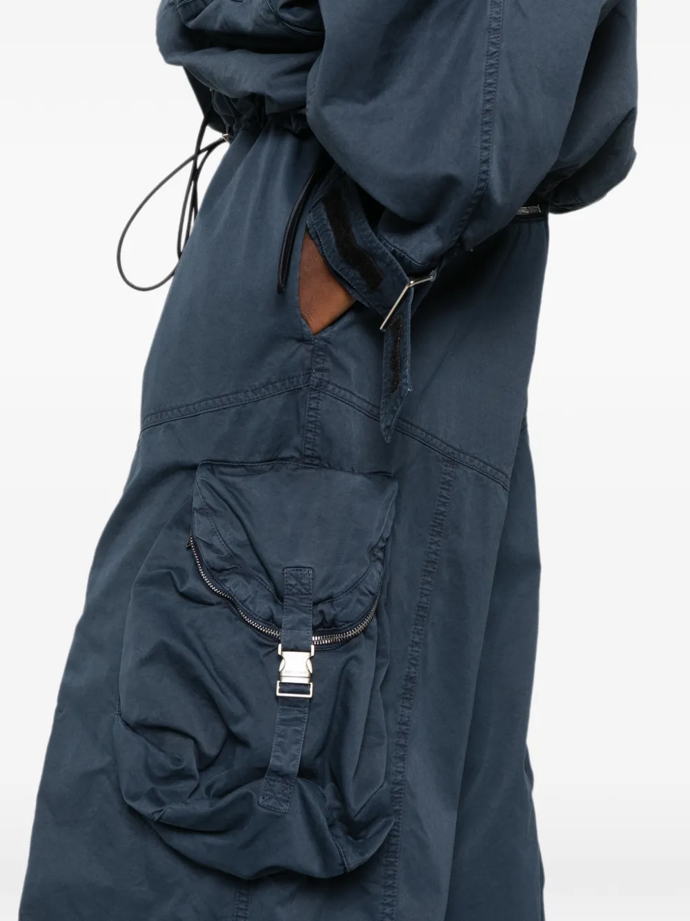 The Attico Cargo Pants in Blue, view 5