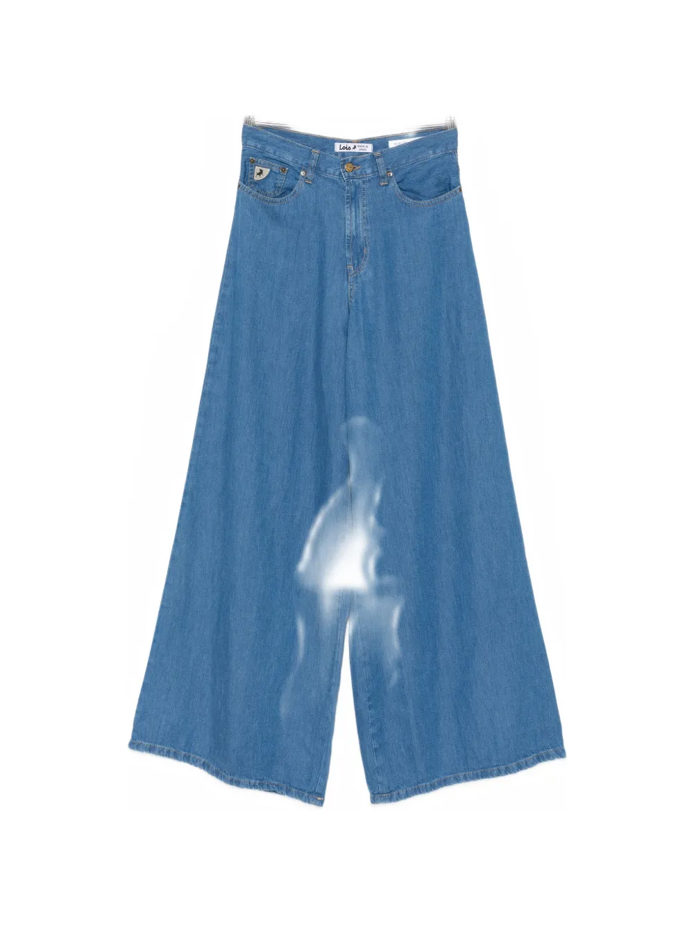 LOIS JEANS Marlene logo-patch jeans - Blu
