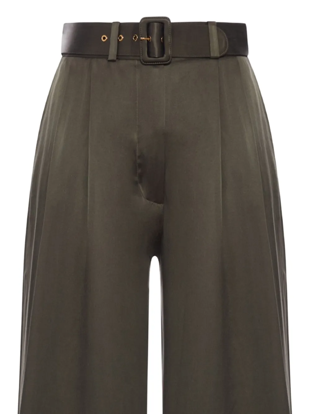  Zimmermann Belted Trousers - Green 