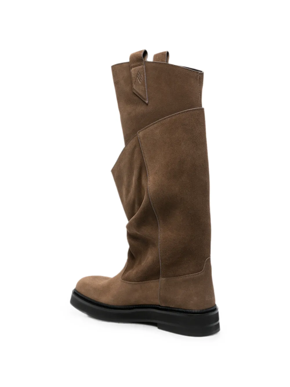 The Attico Robin Passeggiata leather boots Bruin