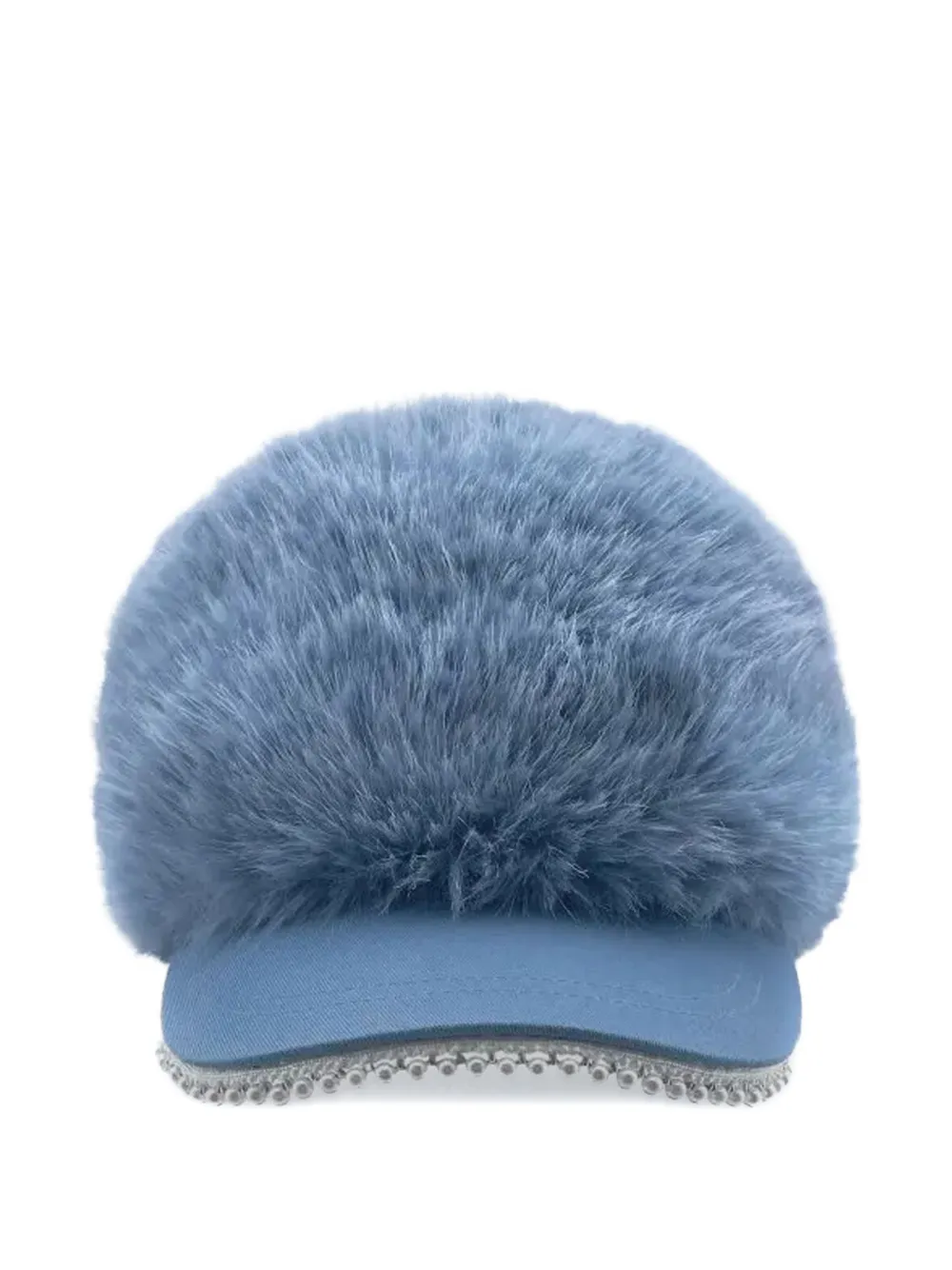 LOVETT fur baseball cap - Blu