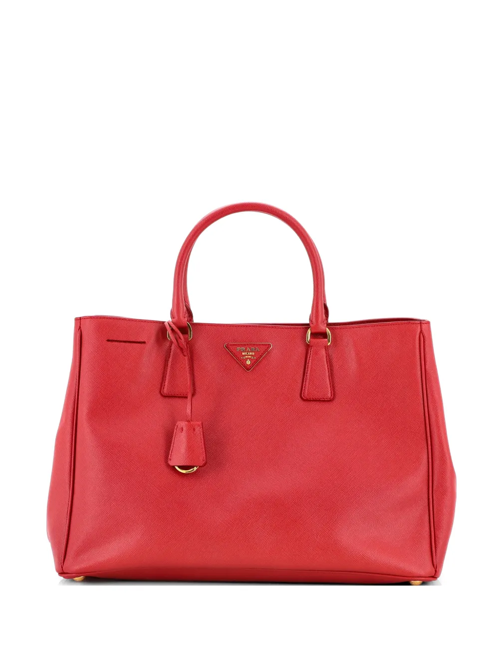 Prada Pre-Owned Lux Open Saffiano Leather North South tote bag - Rosso