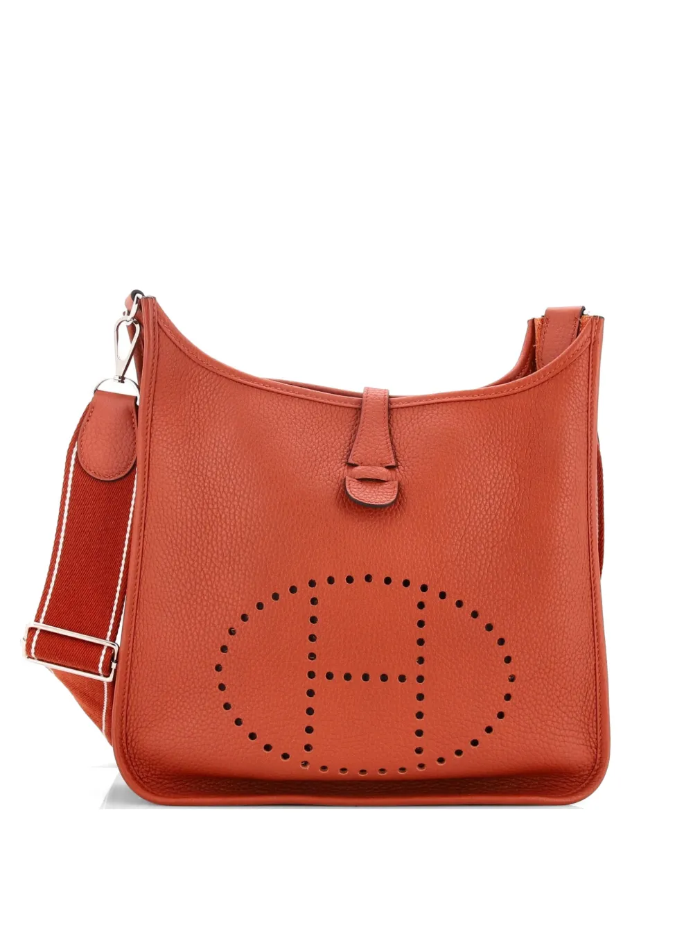 Hermès Pre-Owned Evelyne Bag Gen III Clemence PM crossbody bag - Marrone