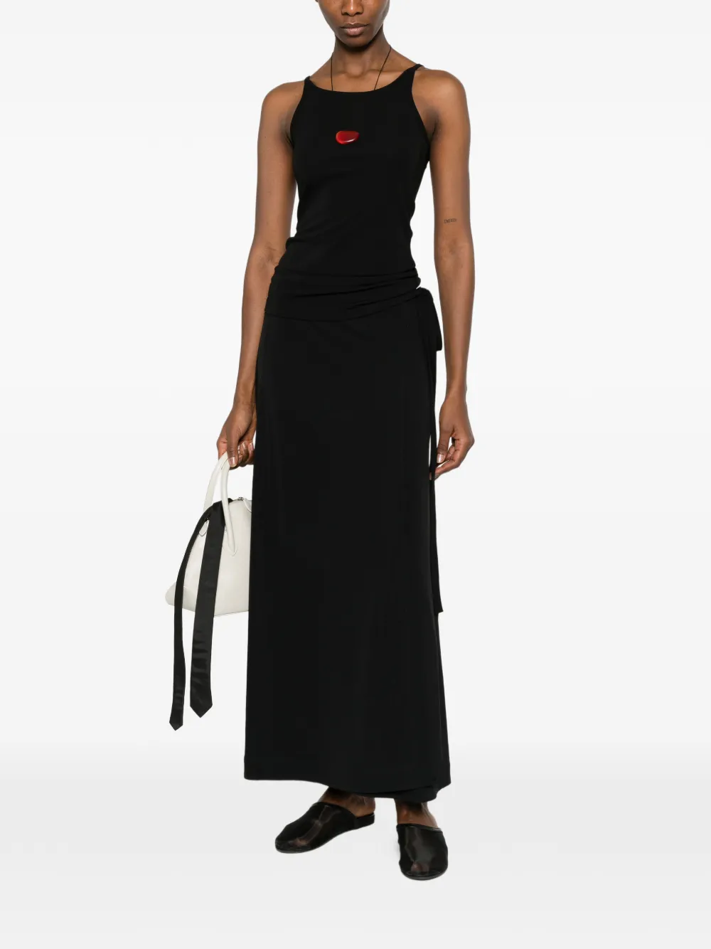TOTEME Tanktop met logo Zwart