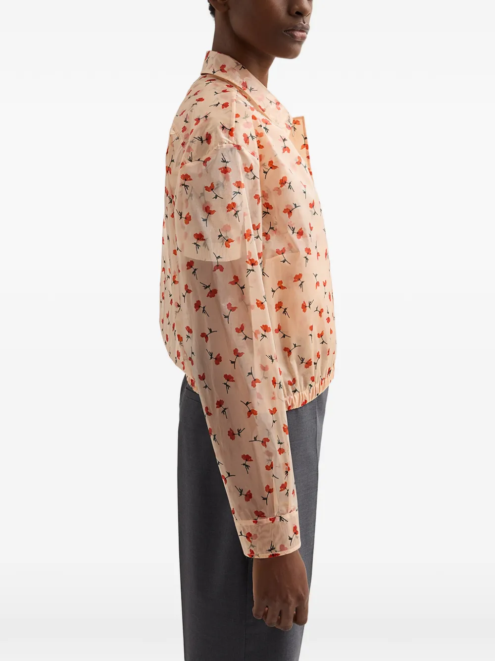Jil Sander Blouse met print Oranje