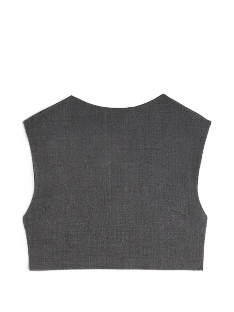 Jil Sander twill crop top