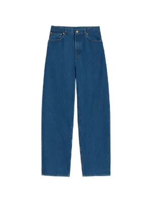jil sander ボタンフライ　ストレートデニム Jil Sander ストレートジーンズ | ブルー | FARFETCH JP