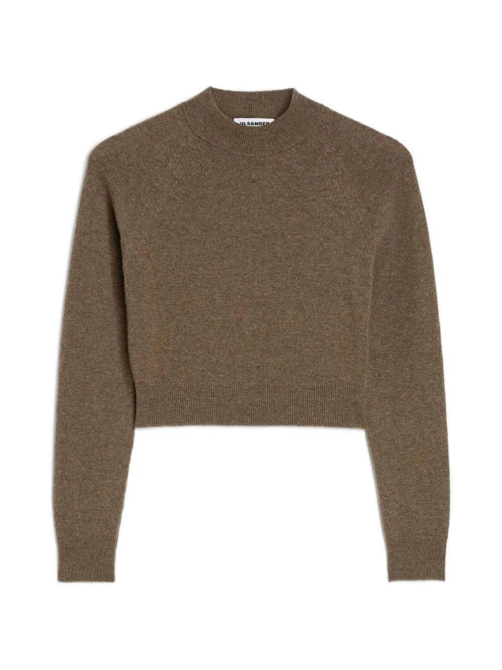 Jil Sander cropped sweater - Brown