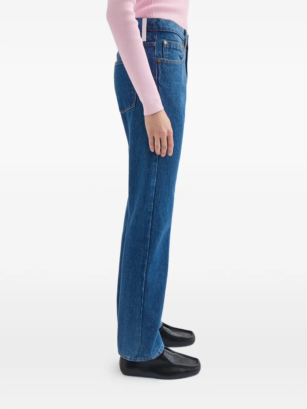  Jil Sander Vaqueros Rectos - Azul 