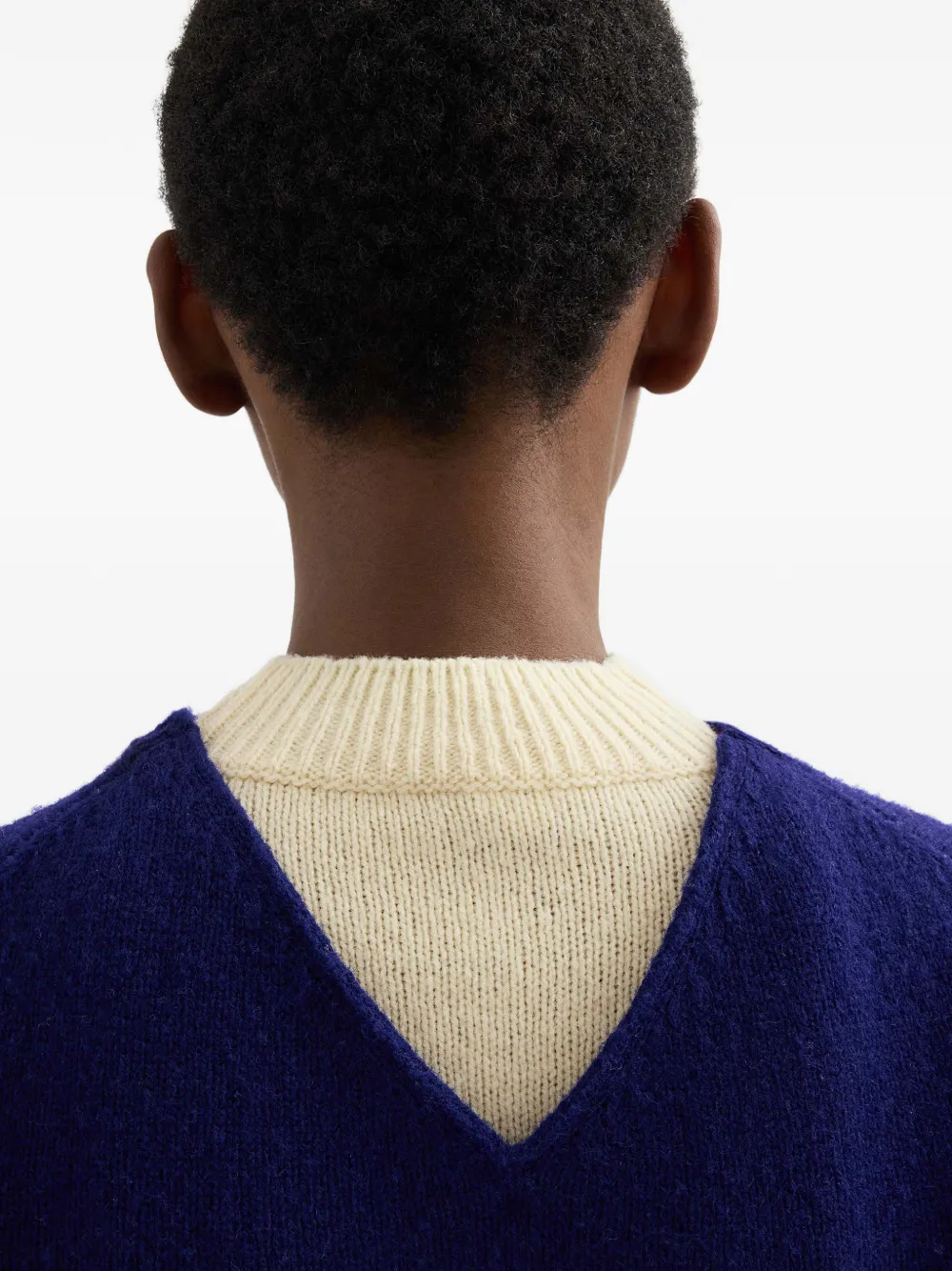Jil Sander Wool mock-neck Sweater | Blue | FARFETCH AO